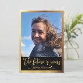 Die Zukunft ist Ihr Gold Script 4 Foto Abschluss Ankündigung (Stehend Vorderseite)