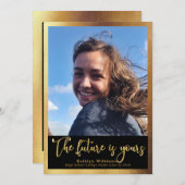 Die Zukunft ist Ihr Gold Script 4 Foto Abschluss Ankündigung (Vorne/Hinten)