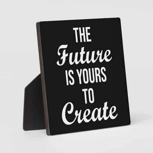 Die Zukunft ist Ihre zu schaffen - Hustel, Erfolg Fotoplatte (Vorderseite)