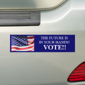 DIE ZUKUNFT IST IN IHREN HÄNDEN! ABSTIMMUNG!! AUTOAUFKLEBER (Auf Auto)