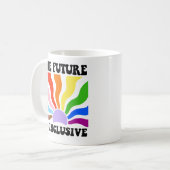 Die Zukunft ist inklusiv Kaffeetasse (Vorderseite Links)