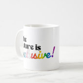 Die Zukunft ist inklusiv Kaffeetasse (Vorderseite Links)