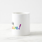 Die Zukunft ist inklusiv Kaffeetasse (Mittel)
