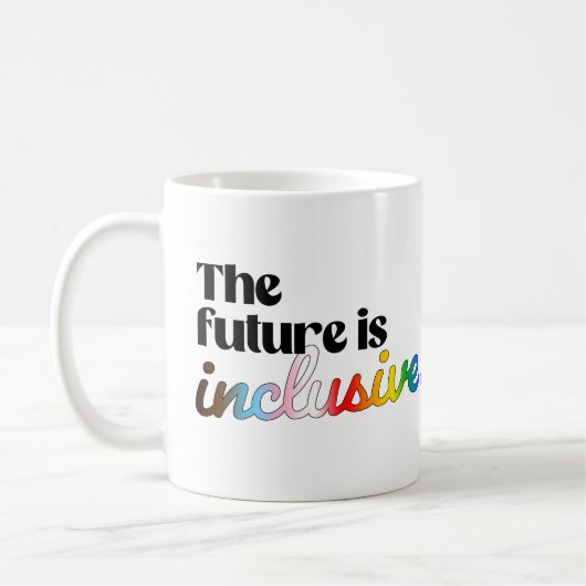 Die Zukunft ist inklusiv Kaffeetasse (Links)