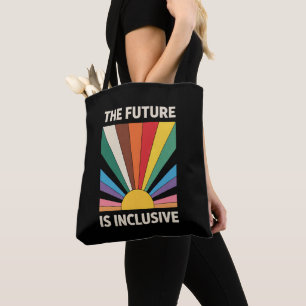 Die Zukunft ist inklusiver LGBTQ Stolz Verbündeter Tasche