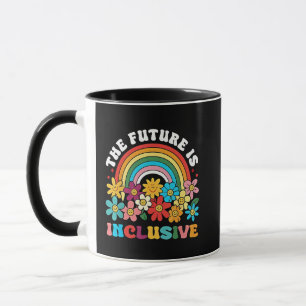 Die Zukunft ist inklusiver Stolz Monat LGBTQ Tasse