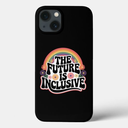 Die Zukunft ist inklusives Rainbow LGBTQ Flag Gay Case-Mate iPhone Hülle (Rückseite)