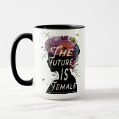 Die Zukunft ist - Kaffee-Tasse weiblich Tasse (Links)