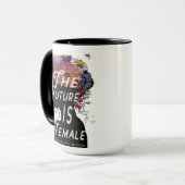 Die Zukunft ist - Kaffee-Tasse weiblich Tasse (Vorderseite Links)