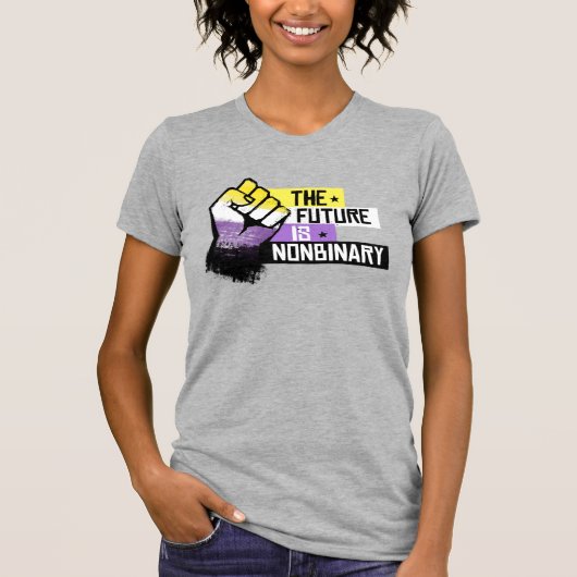 Die Zukunft ist nichtbinär T-Shirt (Vorderseite)