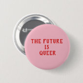 die Zukunft ist queer Knopf Button (Vorne & Hinten)