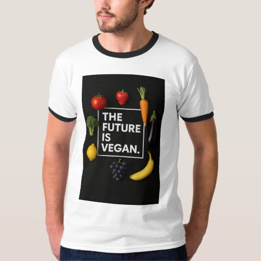 Die Zukunft ist Veganer T - Shirt - T-Shirt für Ti (Vorderseite)