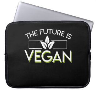 Die Zukunft ist veganes Liebhaber Awesomen Shirt Laptopschutzhülle