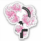 Die Zukunft ist weiblich Aufkleber (Vorderseite)