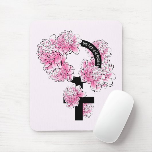 Die Zukunft ist weiblich Mousepad (Mit Mouse)