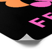 Die Zukunft ist weiblich Poster (Ecke)