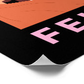 Die Zukunft ist weiblich Poster (Ecke)