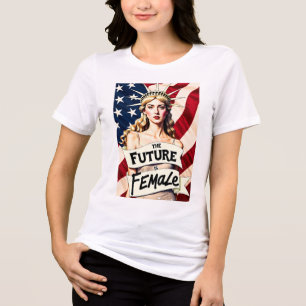Die Zukunft ist weiblich Tri-Blend Shirt