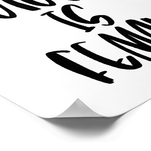 Die Zukunft ist weibliches Poster (Ecke)