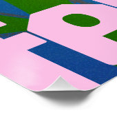 Die Zukunft ist weibliches Poster - Helle Edition (Ecke)