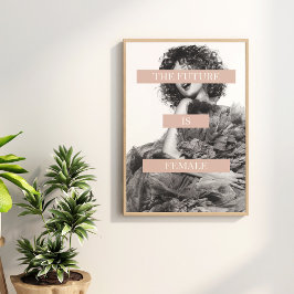 Die Zukunft ist weibliches Poster - weibliche Prin
