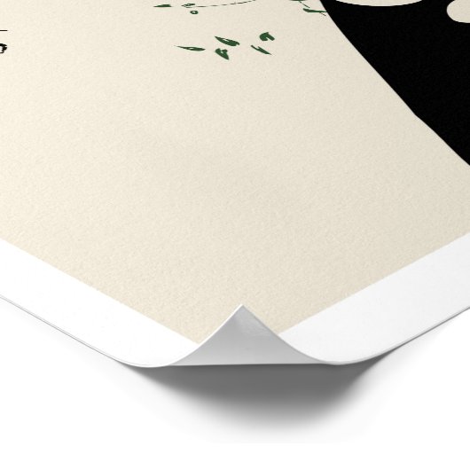 "Die Zukunft ist Weiblichkeit" 18x24-Poster Poster (Ecke)