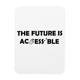 Die Zukunft ist zugänglich ASL-Gebärdensprache Bra Magnet