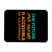 Die Zukunft ist zugänglich ASL-Gebärdensprache Magnet (Horizontal)