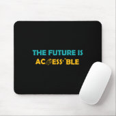 Die Zukunft ist zugänglich Braille American Sign L Mousepad (Mit Mouse)