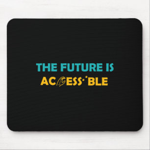 Die Zukunft ist zugängliche Brailleschrift Amerika Mousepad