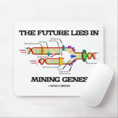 Die Zukunft liegt in Bergbaugenenen (DNA-Replikati Mousepad (Mit Mouse)
