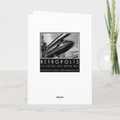 Die Zukunft - nicht das, was sie früher als Grußka Karte (Rückseite)