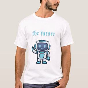 Die Zukunft - Niedliches Roboterdesign T-Shirt