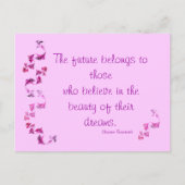 Die Zukunft Postkarte (Vorderseite)