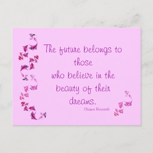 Die Zukunft Postkarte (Vorderseite)