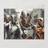 Die Zukunft, Roaming Roboter, Postkarte (Vorderseite)