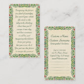 Die Zukunft sich vorzustellen ist eine Art Visitenkarte (Vorne/Hinten)