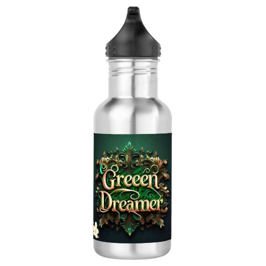 "Die Zukunft sichern" Edelstahlflasche (Rechts)