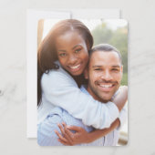 Die Zukunft von Herrn und Frau Engagement Einladung (Rückseite)