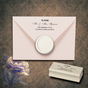 Die Zukunft von Mr. und Mrs. Viktorianisch Wedding Gummistempel