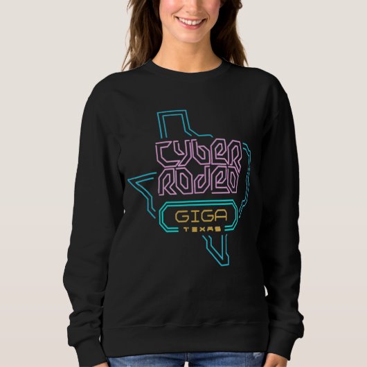 Die Zukunft wird ein Cyberrodeo sein Sweatshirt (Vorderseite)