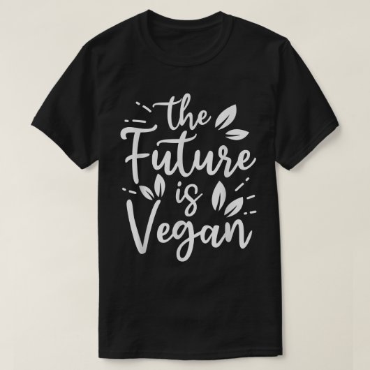 Die Zukunft wird von Veggies Funny Veget Vegan T-Shirt (Design vorne)