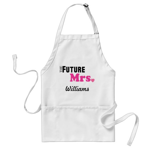 Die zukünftige Frau Custom Apron Schürze (Vorne)