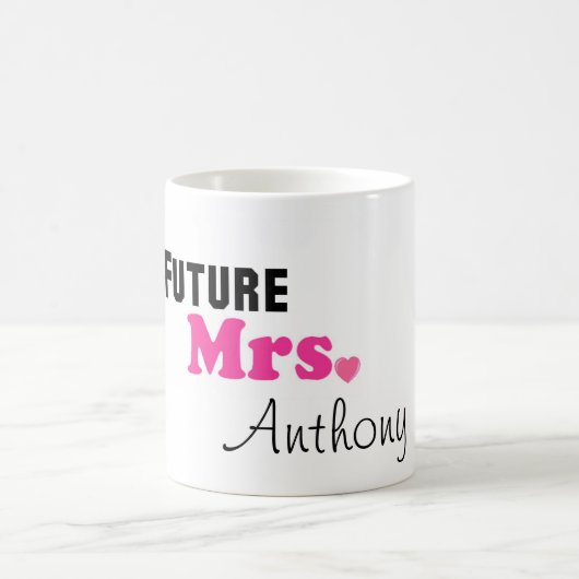 Die zukünftige Frau Custom Mug Verwandlungstasse (Mittel)