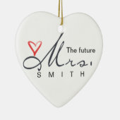 Die zukünftige Frau - fertigen Sie Ihre Selbst Keramikornament (Rechts)