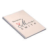 Die zukünftige Frau - fertigen Sie Ihre Selbst Notizblock (Rechte Seite)