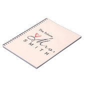 Die zukünftige Frau - fertigen Sie Ihre Selbst Notizblock (Linke Seite)