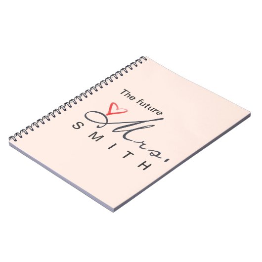 Die zukünftige Frau - fertigen Sie Ihre Selbst Notizblock (Linke Seite)