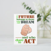 Die zukünftige Postkarte (Stehend Vorderseite)