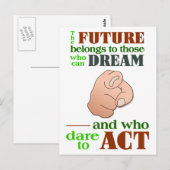 Die zukünftige Postkarte (Vorne/Hinten)